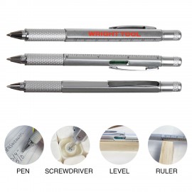 4-in-1 Tool Pen Custom Imprinted  4-in-1 Tool Pen Custom Imprinted