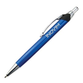 City Metal Pen - Blue Custom Imprinted