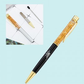 Sparkling Floating Glitter Ballpoint Pen Custom Engraved