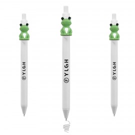 Custom Engraved Click Pen w/ Frog