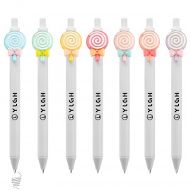 Custom Imprinted Candy Lollipop Click Activated Pen