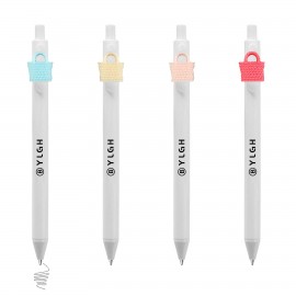 Click Pen w/ Bag Custom Imprinted