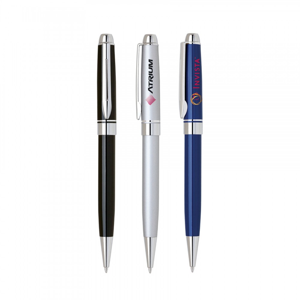 Twist Action Metal Ballpoint Pen Custom Engraved Twist Action Metal Ballpoint Pen Custom Engraved