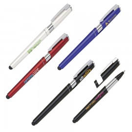 3-In-1 Stylus Smartphone Holder & Pen (Plastic) Custom Imprinted  3-In-1 Stylus Smartphone Holder & Pen (Plastic) Custom Imprinted