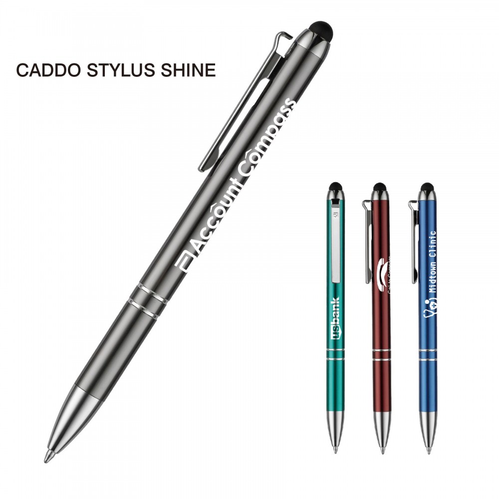 Custom Imprinted Caddo Stylus Shine Pen Custom Imprinted Caddo Stylus Shine Pen