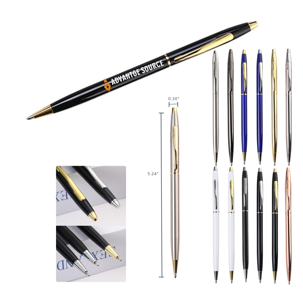 Custom Imprinted Premium Metal Business Ballpoint Pen Custom Imprinted Premium Metal Business Ballpoint Pen