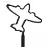 Custom Imprinted Airplane Bomber Inkbend Standard, Bent Pen