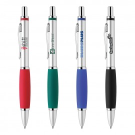 Inca-90 Aluminum Ballpoint Pen with Smooth Satin Finish Logo Branded