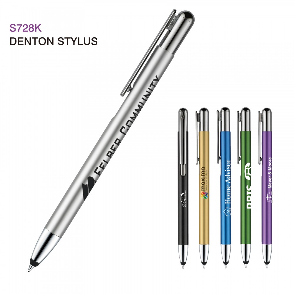 Custom Engraved Denton Stylus Pen Custom Engraved Denton Stylus Pen
