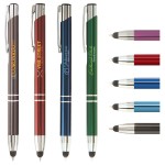 Tres-Chic Touch Stylus - ColorJet - Full-Color Metal Pen Logo Branded