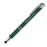 Logo Branded Tres-Chic Softy Stylus - Full Color - Full-Color Metal Pen