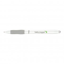 Logo Branded Sharpie S-Gel White Barrel - Black