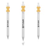 Logo Branded Click Pen w/ Bone Biscuit