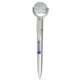 Custom Imprinted Gray Brain Squeeze Top Pen