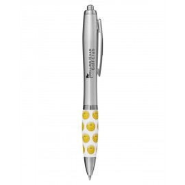 Custom Engraved Prime Line Smiley Happy Face Ballpoint Pen