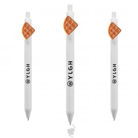 Custom Engraved Click Pen w/ Triangular Wafer