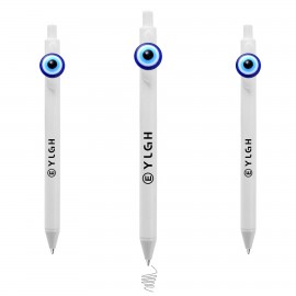 Custom Engraved Click Pen w/ Lucky Eye