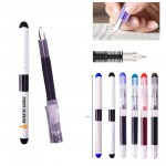 High Capacity Fountain Pen with Durable Steel Nib Custom Engraved