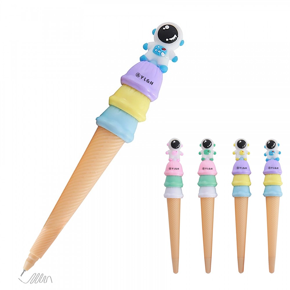 Space Man Ice Cream Balls Pen Custom Engraved Space Man Ice Cream Balls Pen Custom Engraved