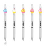 Custom Imprinted Click Activated Pen With Stars Ice Ceram Cup