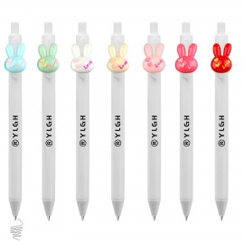 Click Pen w/ Rabbit Ear Logo Branded