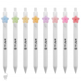 Custom Engraved Click Pen w/ Turbo Star