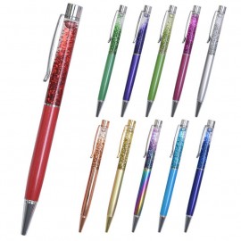 Custom Engraved Glitter Powder Ballpoint Pen