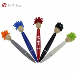 Mop Head Doll Twist Ballpoint Pen Custom Engraved