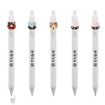 Custom Imprinted Click Pen w/ Cat Ear Doughnut
