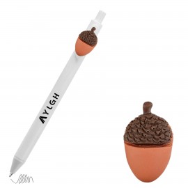 Click Activated Pen With Acorn Custom Engraved