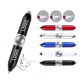 Fidget Spinning Pen with Light Custom Engraved