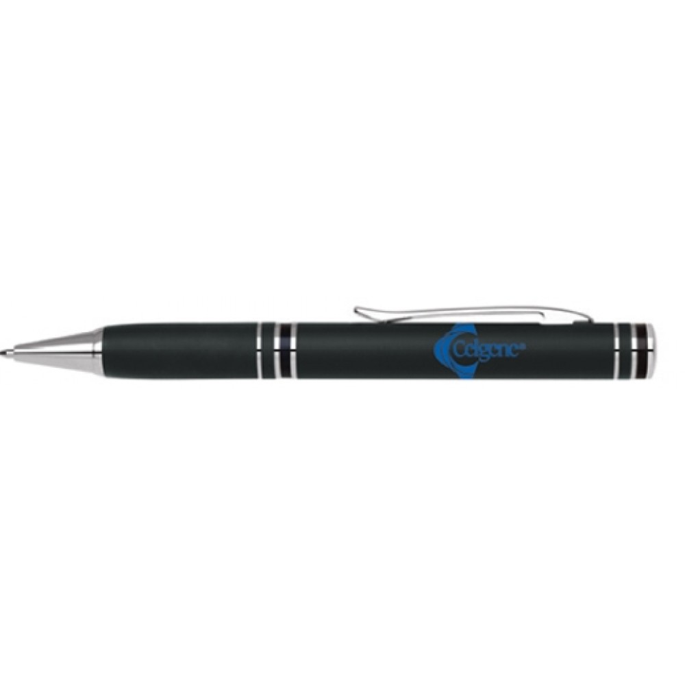Custom Engraved Obsidian-I Aluminum Ballpoint Pen Custom Engraved Obsidian-I Aluminum Ballpoint Pen