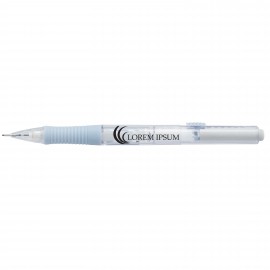 Custom Imprinted Quick Click Mechanical Pencil - Clear/Gray