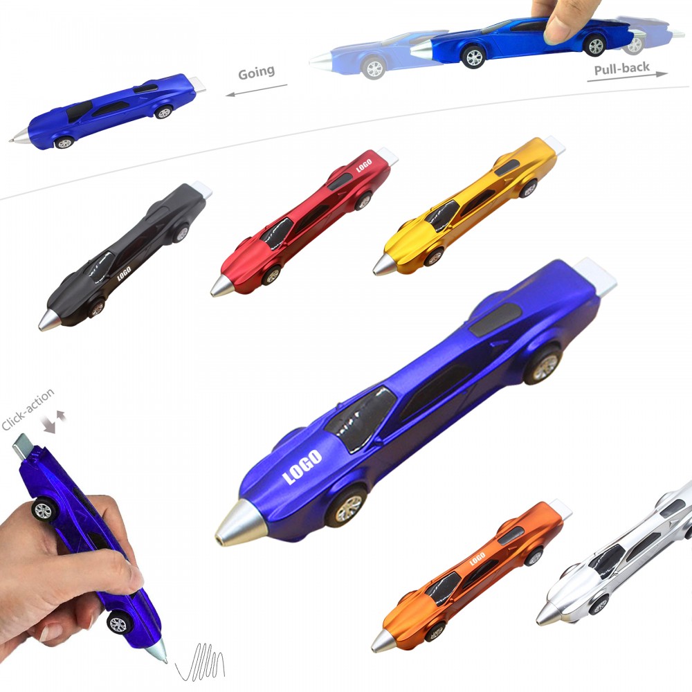 Custom Imprinted Racing Car Shaped Pen
