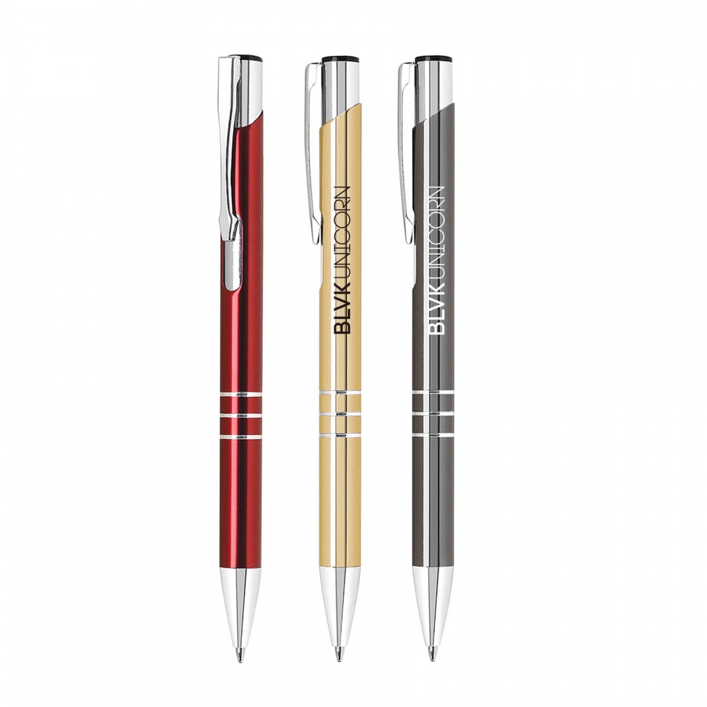 Click Action Metal Ballpoint Pen Logo Branded Click Action Metal Ballpoint Pen Logo Branded