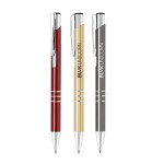 Click Action Metal Ballpoint Pen Logo Branded
