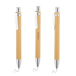 Custom Engraved Bamboo Ballpoint Pen