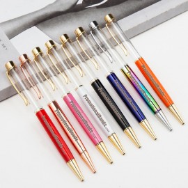 Logo Branded Ballpen with Glitter Container