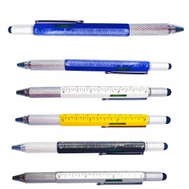Custom Engraved Multi Functional 6 in 1 Tool Pen  Custom Engraved Multi Functional 6 in 1 Tool Pen