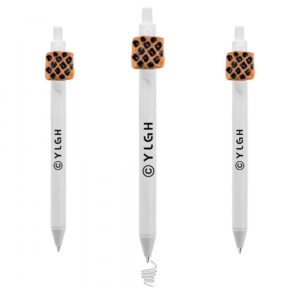 Click Pen w/ Square Wafer Cookie Custom Engraved