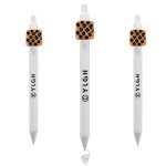 Click Pen w/ Square Wafer Cookie Custom Engraved