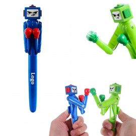 Logo Branded Robot Boxing Cartoon Creative Pen