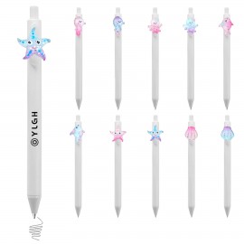 Custom Engraved Elegant Marine Animals Click Pen