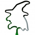 Logo Branded Witch Multi-Color Inkbend Standard, Bent Pen