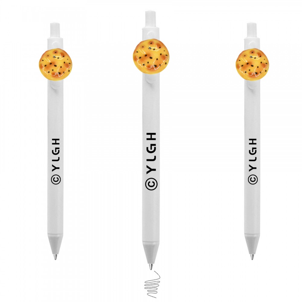 Click Pen w/ Pancake Logo Branded