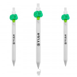 Custom Engraved Click Pen w/ Broccoli