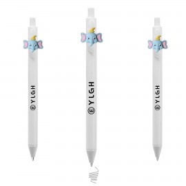 Click Pen w/ Big Ears Elephant Logo Branded