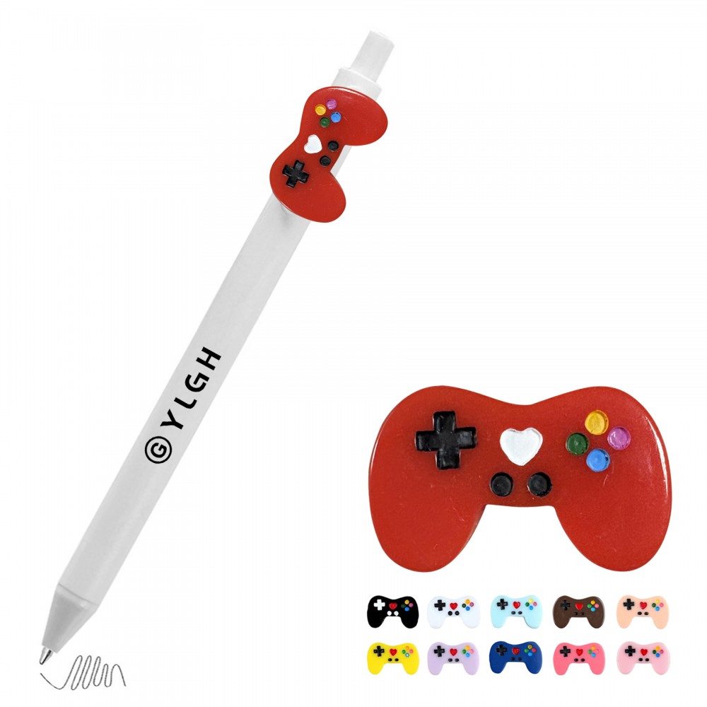 Custom Imprinted Click Pen w/ Game Pad