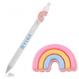 Click Activated Pen With Rainbow Custom Engraved