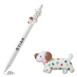 Click Activated Pen with Spotted Dog Logo Branded